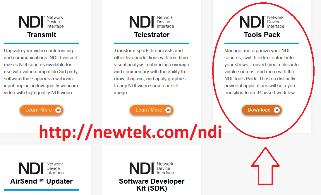 ndi tools for windows